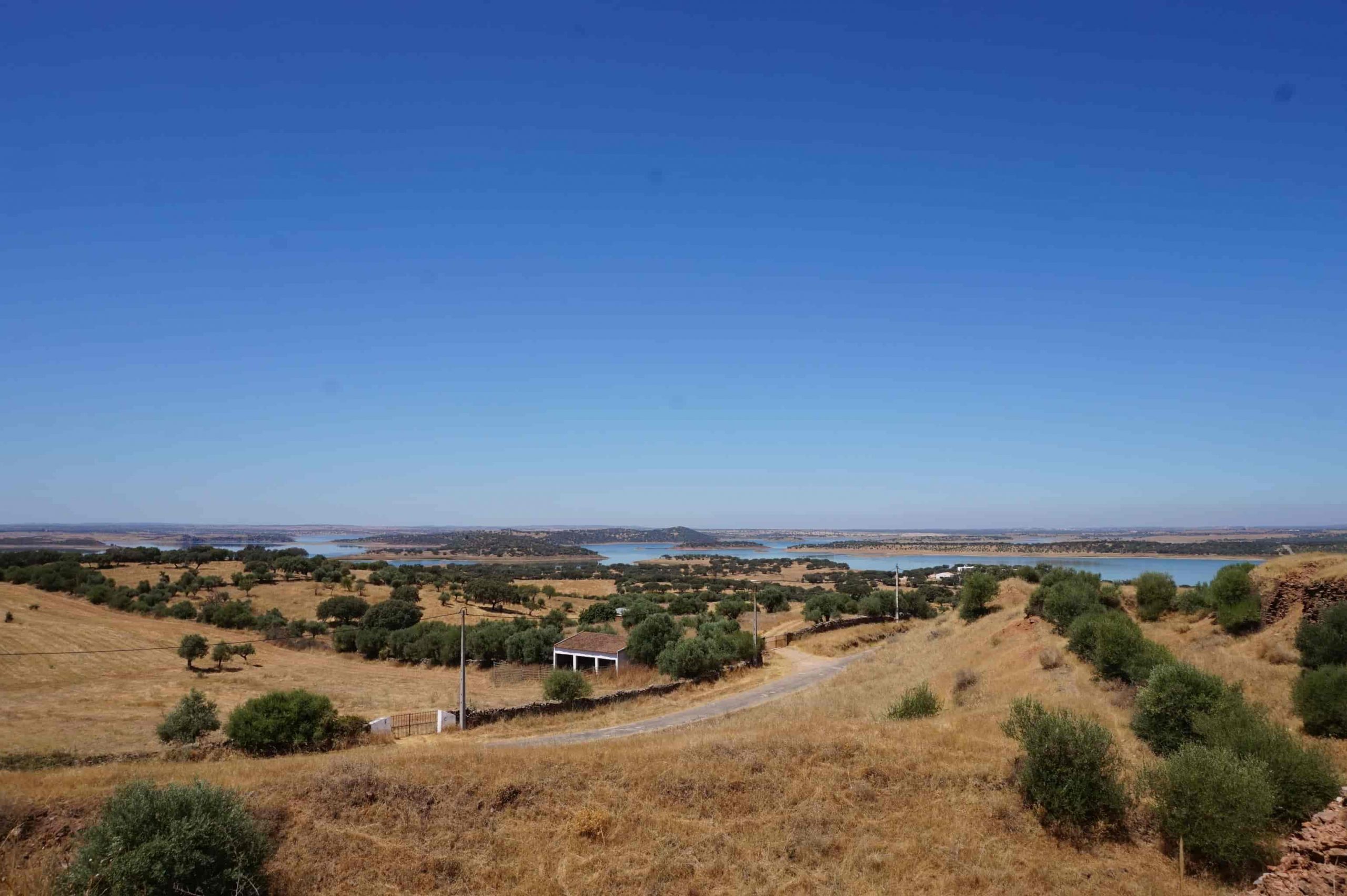 vista sobre a barragem do Alqueva - Alentejo